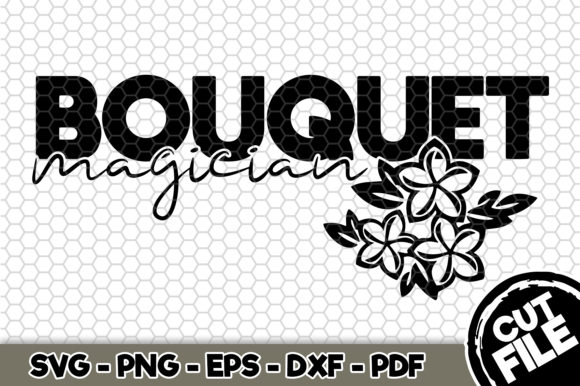 Bouquet Magician: A Graphic Design Asset for Crafts