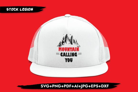 Mountain Calling You: A Versatile Graphic Design Asset for Crafts and Marketing