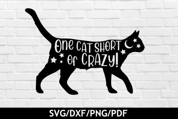 One Cat Short of Crazy Graphics for Crafts