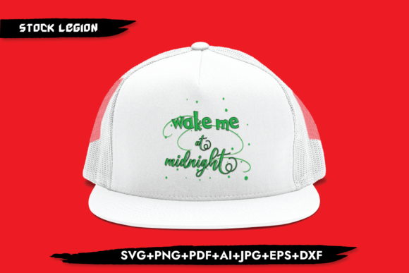 Wake Me at Midnight Graphics for Crafts and Digital Products